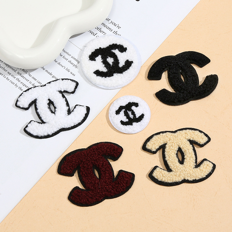 新款简约毛巾绣布贴套装 刺绣布贴辅料补丁贴 手工 DIY 配件批发