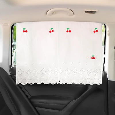 Sun Protection Heat Insulation Curtain | Car curtains - upgrade-cherry-double-and-double-open