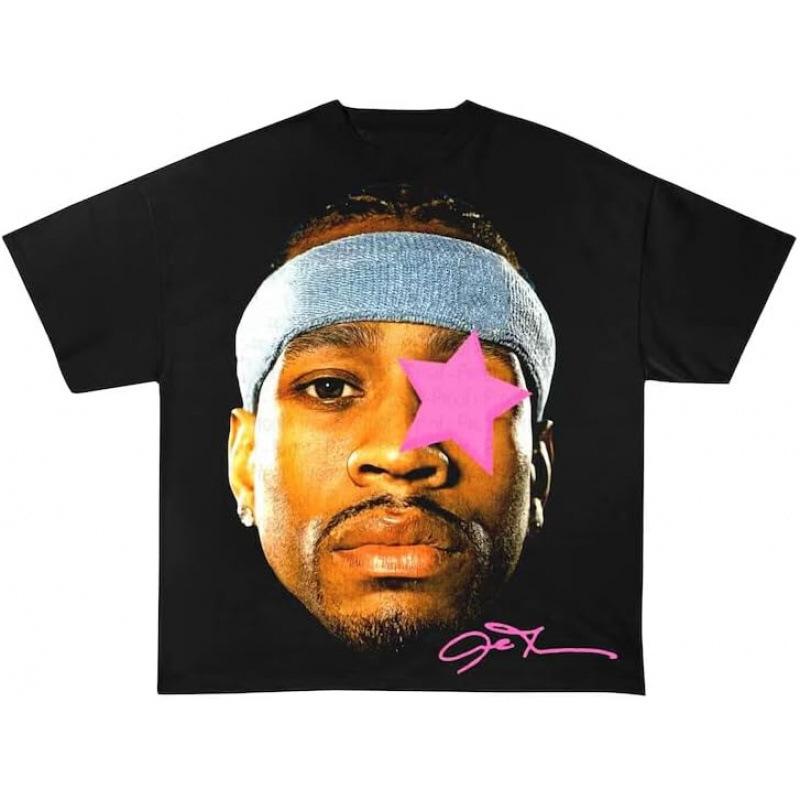 European Size Cotton Tai Allen Basketball Star Streetwear Vintage Style T-S