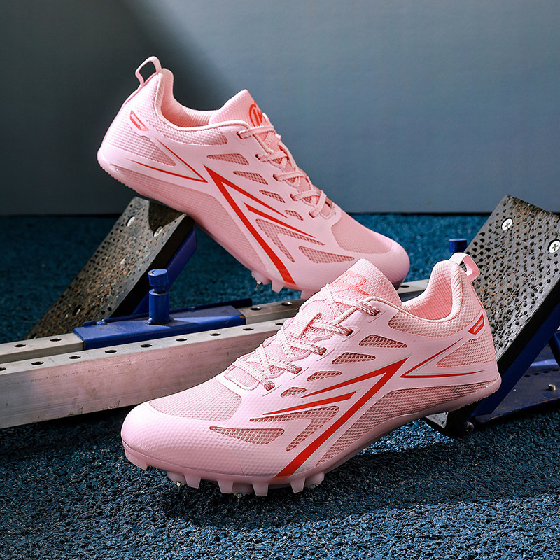 Zapatillas de Atletismo con Clavos con Suela de TPU y Malla de PU, Antideslizantes, para Deportes y Atletismo