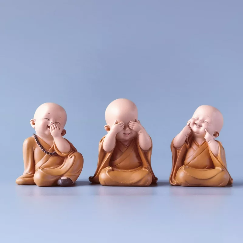 Буддизм, не сердись, качай эмоции, стабильный Самуи Святой монах Zen жилой зал декор