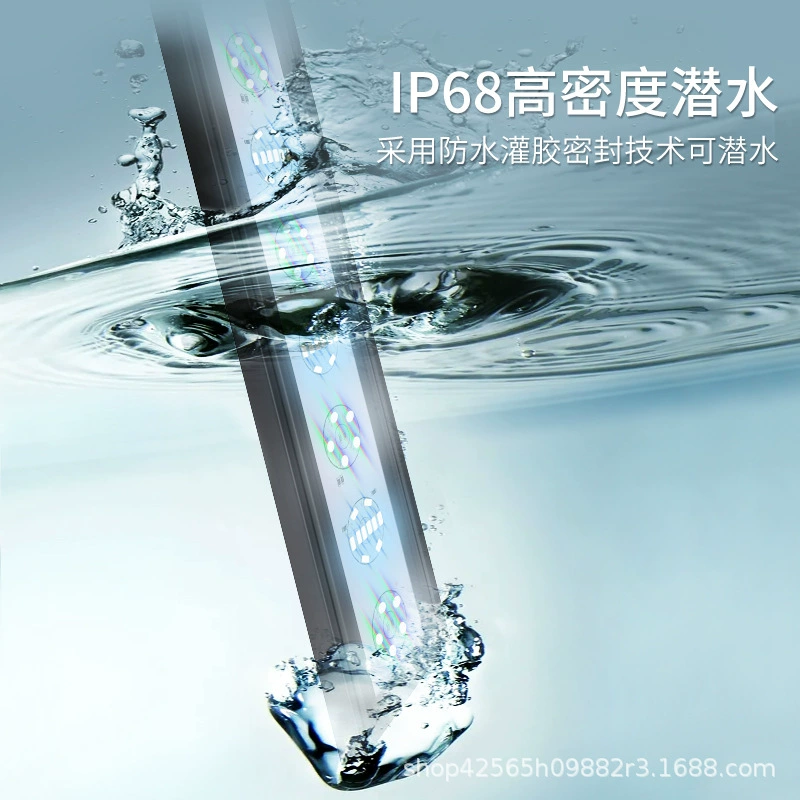 Прямой аквариум с Фабрики светодиодное освещение амфибия резервуар для травы осветление взрывоопасных водорослей профессиональный водонепроницаемый Кронштейн лампа полного спектра для водной травы