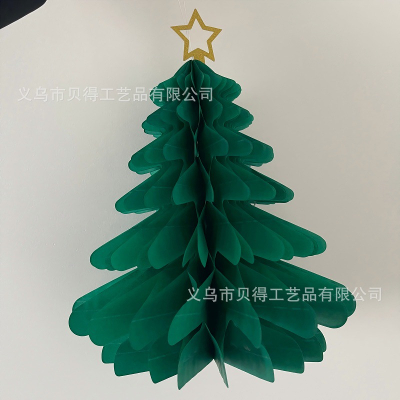 Decoraciones de Navidad, adornos de árbol de Navidad, colgantes de Navidad plegables, adornos de árbol de Navidad, árbol de mesa, árbol de Navidad