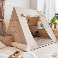 ツリーハウスベッドテントベッド子供用屋内ゲームハウスプリンセススリーピングベッド男の子おもちゃの家セパレートベッド独立したステーション