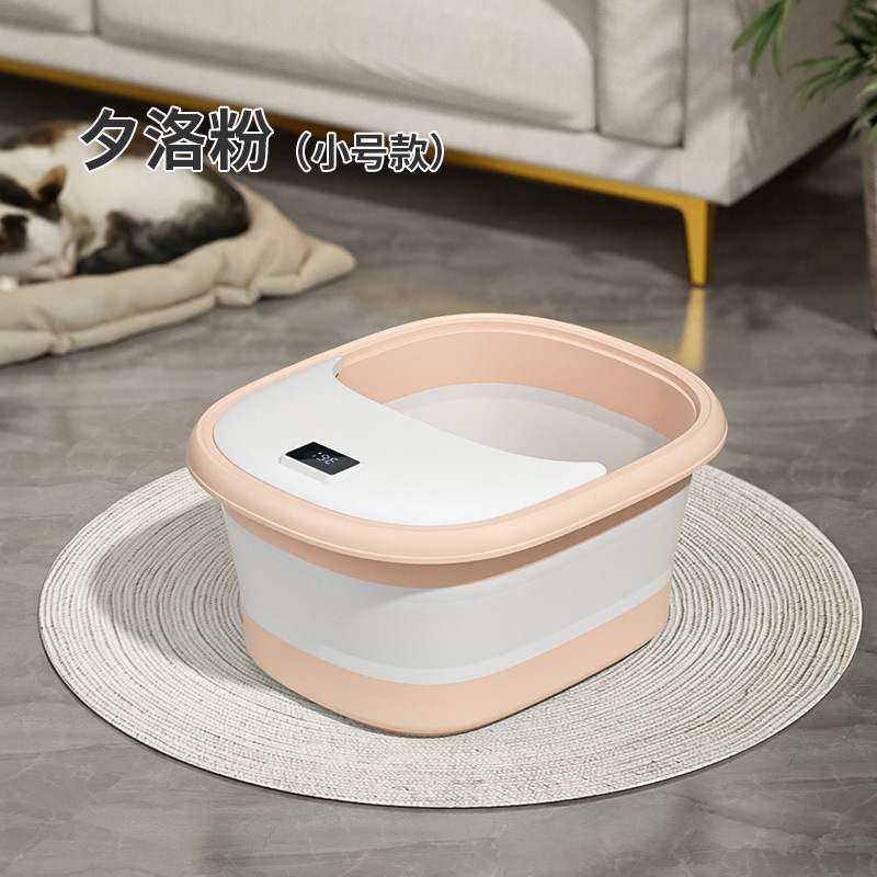 Baño de pies plegable sobre pantorrilla portátil nuevo tipo con cubierta de aislamiento térmico hogar baño de pies dormitorio baño de pies bañera de pies