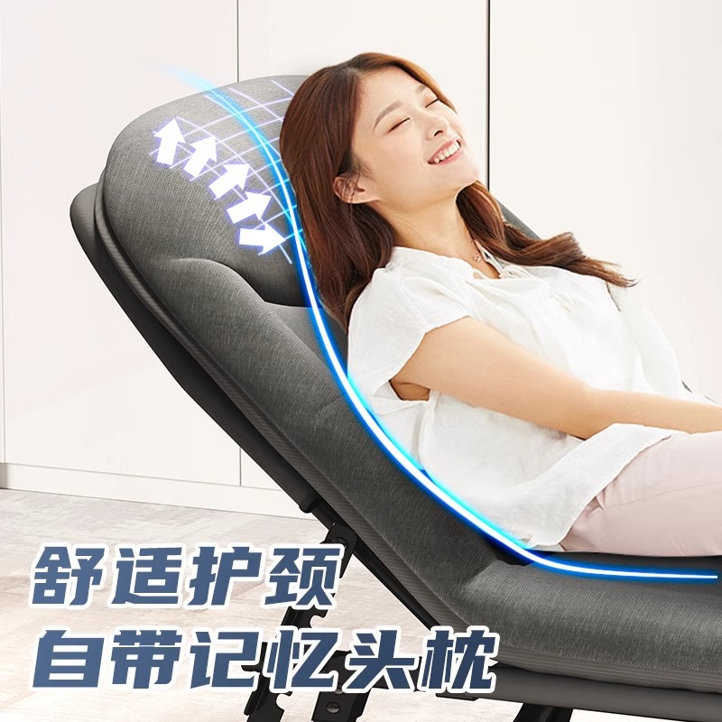 Cama individual Oficina pausa para el almuerzo artefacto siesta de metal Cama de marcha al aire libre simple Cama doble acompañante Cama plegable