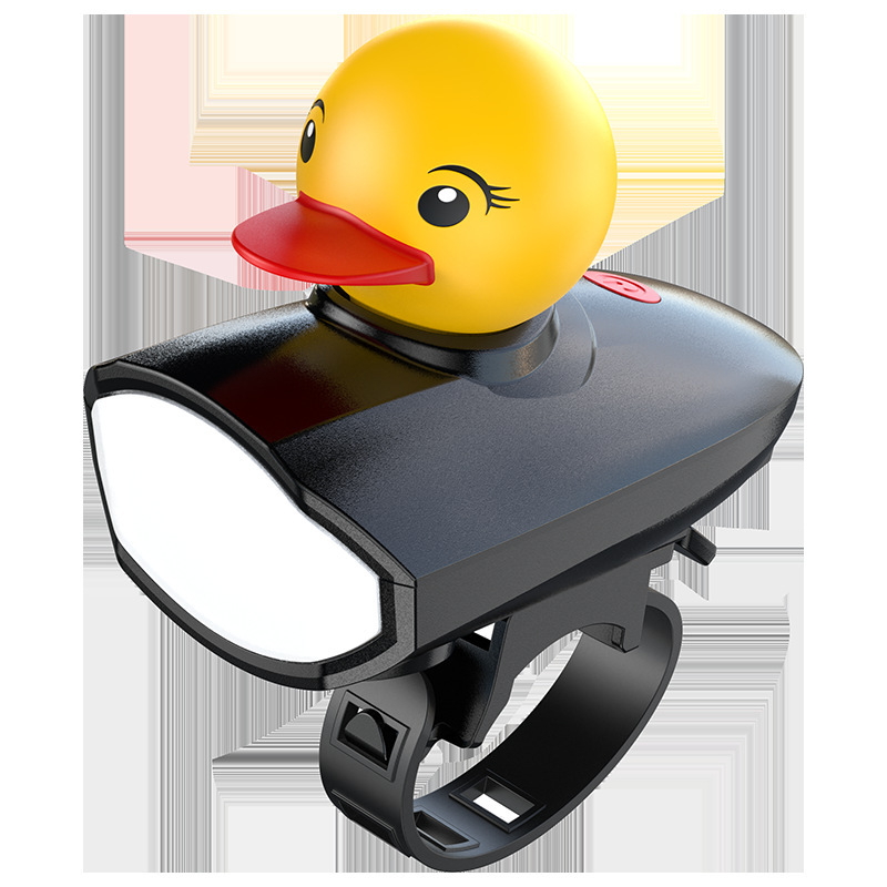 Luz de bicicleta de montaña solar, luz fuerte, conducción nocturna, campana de ciclismo, súper sonido, bicicleta de carretera general, faro de bicicleta, bocina