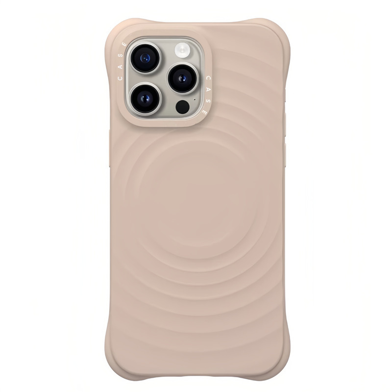 CASE新款柔雾紫刘宇宁纯色波漾MagSafe手机壳适用苹果iPhone16/15|undefined