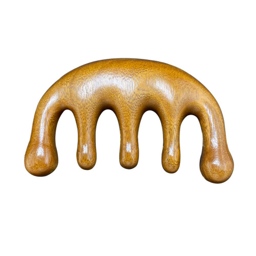 Wholesale golden sandalwood massage comb, green sandalwood comb, sandalwood comb, green sandalwood massage comb, engraved birthday gift box comb