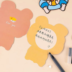 Little Bear Birthday Card Cake Decorative Insert Card Set for Kids' Cartoon-Themed, Internet-Famous Baking & Dessert Display Name Postcard Collection