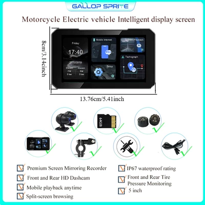 Dash Cam Waterproof, Motorcycle driving recorder
