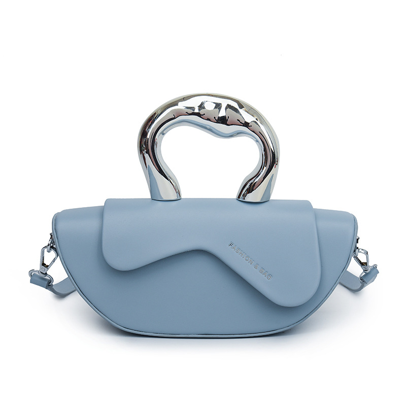 2024 nuevo estilo de diseño de alto valor con sentido de la silla de montar bolso de mensajero de firma francesa para mujer bolso de hombro de cercanías