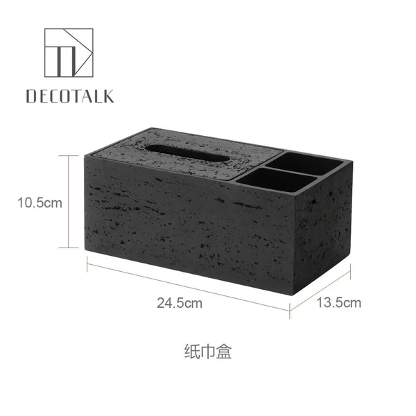 Rectangular double-port storage tissue box (tissue tissue under size M)