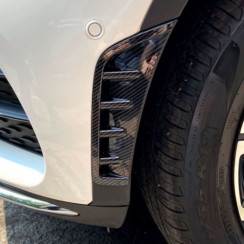 Подходит для Mercedes-Benz GLC (2020+), GLC260 GLC300 — передний бампер, воздушный вход, ветровой нож, наружная наклейка для тюнинга