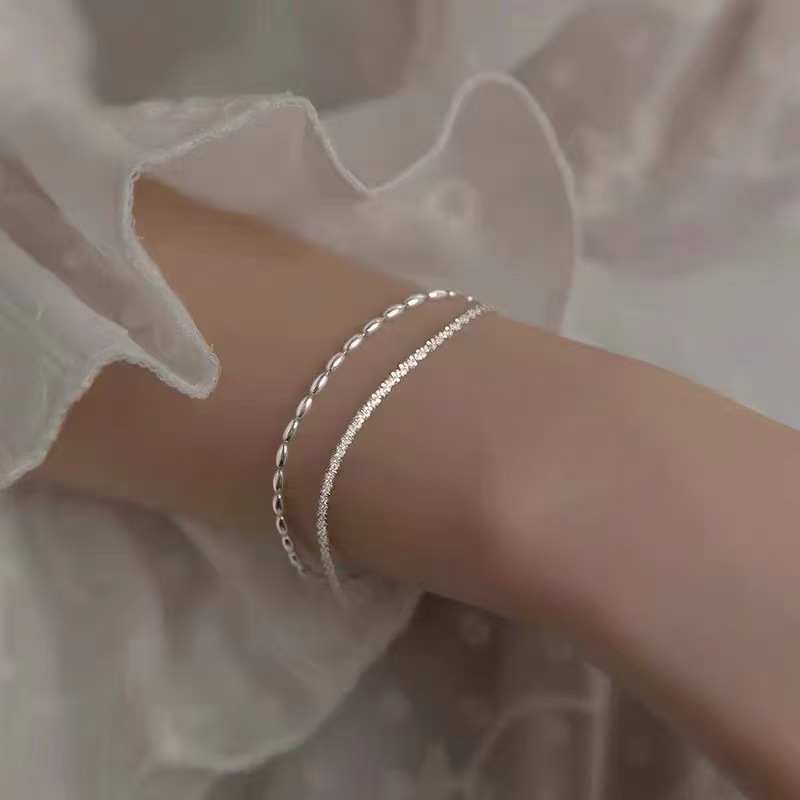 甘くて不規則な真珠のブレスレットの女性の高級な潮流のファッションの軽い贅沢なins風の高級感の小さい大衆の軽い贅沢な手飾り|undefined