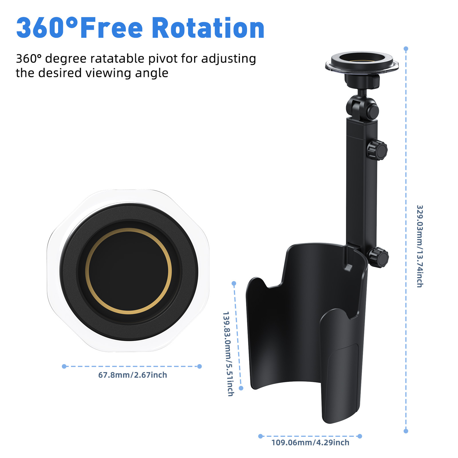 soporte de taza de agua para teléfono móvil de absorción magnética de automóvil asiento de taza de agua portátil de navegación de automóvil ranura de taza de agua de automóvil soporte de teléfono móvil