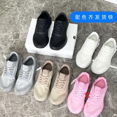 女鞋男鞋韩版新款厚底老爹鞋女夏网面运动跑步鞋增高休闲鞋