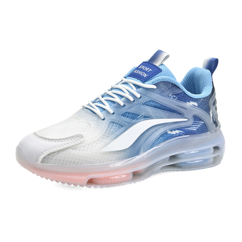 Zapatos de hombre Putian 2025 nuevos hombres de primavera, cojín de aire para correr casual, amortiguación y aumento de los deportes, zapatos de moda de verano de papá