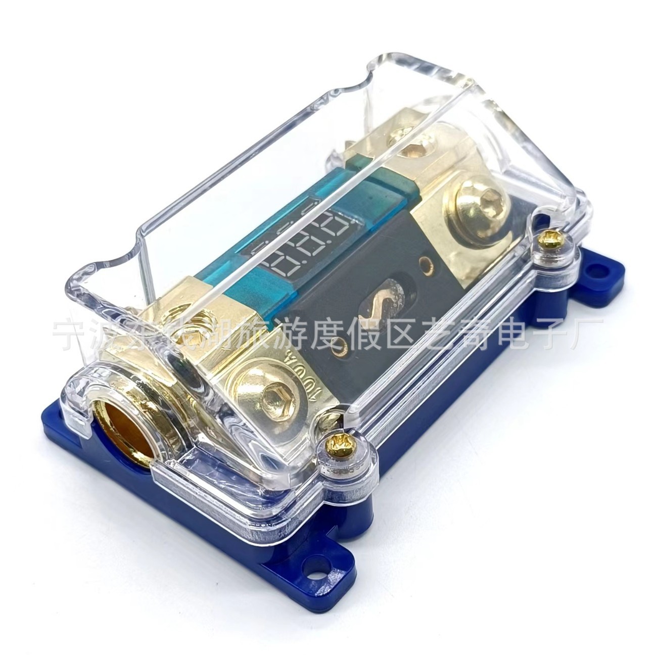 加工制作供应 ANL-06叉栓式镀镍保险丝座 游艇汽车房车