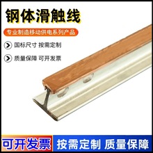 钢体滑触线 耐高温铜质刚体集电器 钢体轨道起重机行车滑触电源