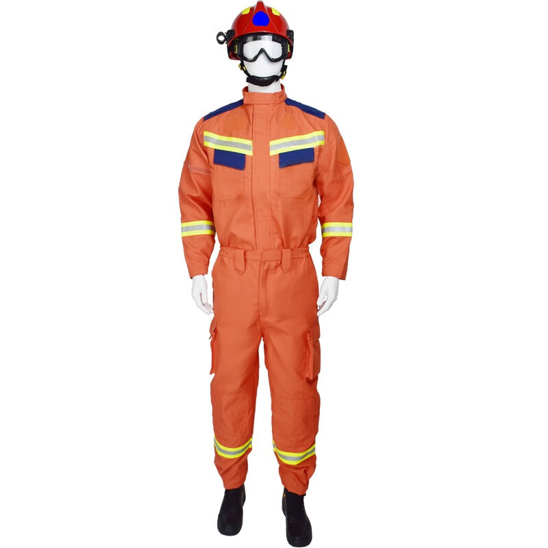 抗震救援单双层消防演练服20款消防抢险救援服芳纶阻燃材质救援服