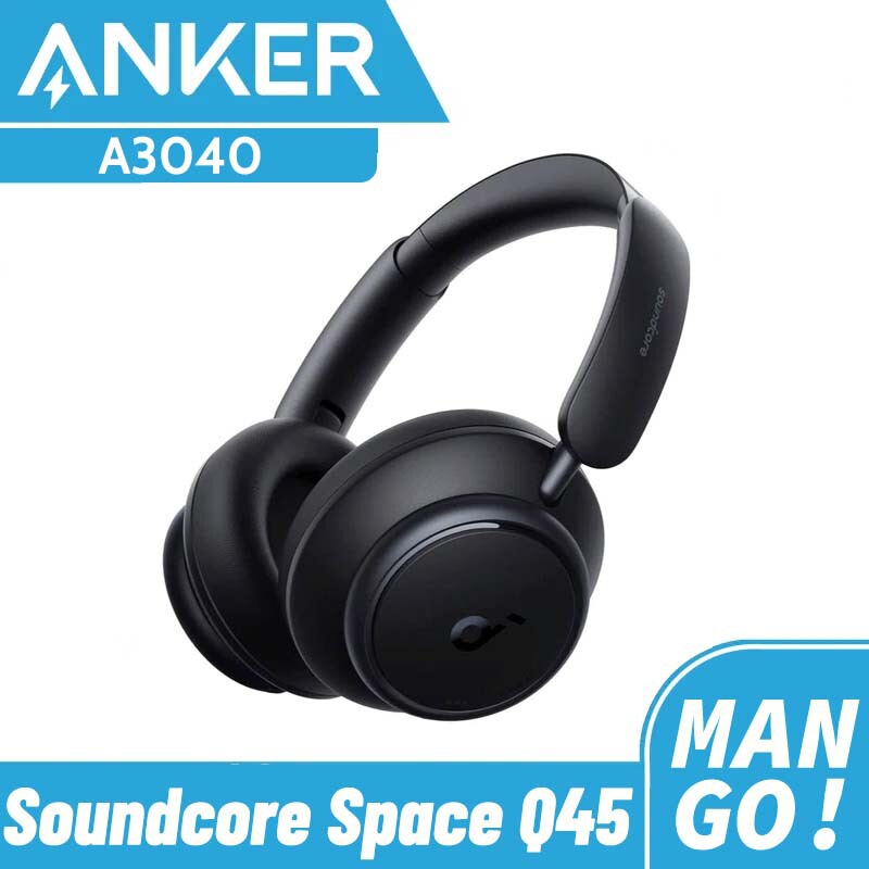 Soundcore Space Q45 Soundcore Wireless Bluetooth Noise-Cancelling Headphones A3040 Soundcore Space Q45 Soundcore Wireless Bluetooth Noise-Cancelling Headphones A3040