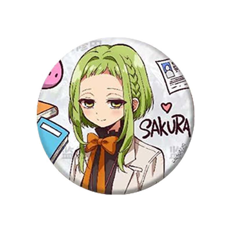 正版 地缚少年花子君研究院系列徽章吧唧盲盒柚木司三叶周边官谷|undefined