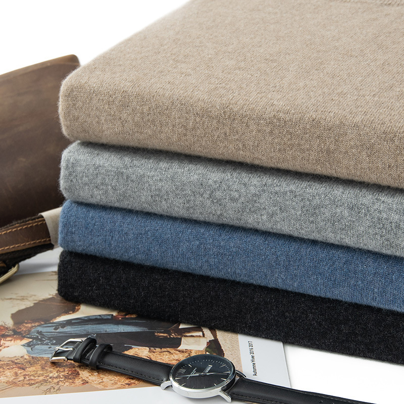 シームレス一線成衣100純ウールセーターシンプル丸首男性セーター大サイズビジネスニットシャツ