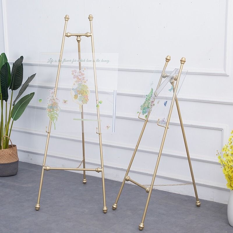 Easel, advertising display stand, drawing board, foldable sketching board, oil painting board, art student nail art display board, iron art picture frame Easel, advertising display stand, drawing board, foldable sketching board, oil painting board, art student nail art display board, iron art picture frame
