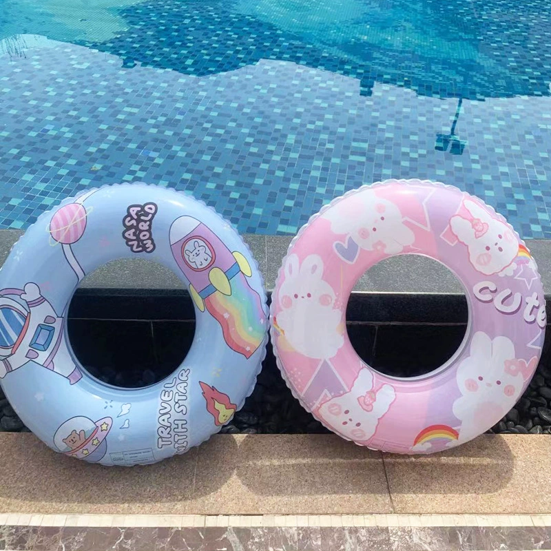 Inflatable space water cute swimming ring PVC for swimming