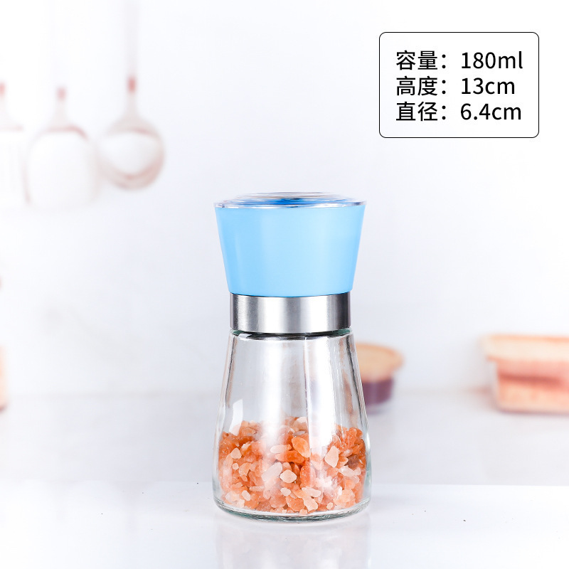 胡椒研磨器碾碎器手动胡椒粉研磨器调料瓶研磨瓶厨房花椒黑胡椒粒|undefined