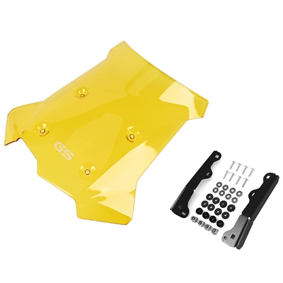 Motorcycle front windshield 2018-2023 F850Gs Motorcycle - f750gs-windshield-yellow-with-bracket