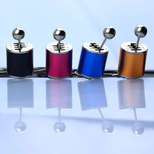 Car Modification Shift Lever Keychain Metal Position Keychain Laser Engraved Small Gift Free Sample