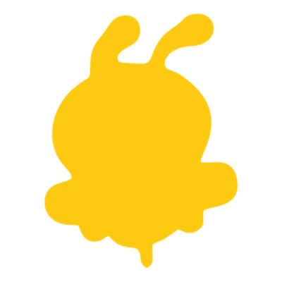 Placa atrapada de insectos transfronterizos doble cara trampa de moscas de forma extraña trampa de insectos placa amarilla patrón de pegamento de insectos trampa