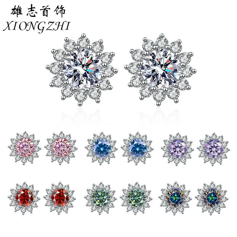 Трансграничный s925 стерлингового серебра цветной серебром Mo Sang