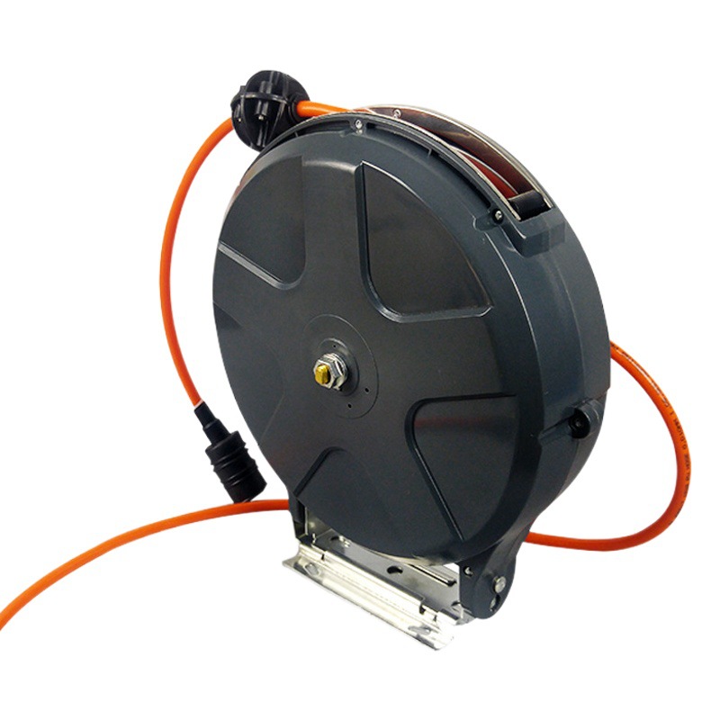 Tienda de automóviles herramientas especiales de belleza tambor de gas de agua y electricidad telescópico automático enrollador de tubos de 12 metros reciclador