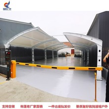 停车棚汽车棚充电桩遮阳棚张拉膜雨棚小区自行车棚景观棚膜结构安