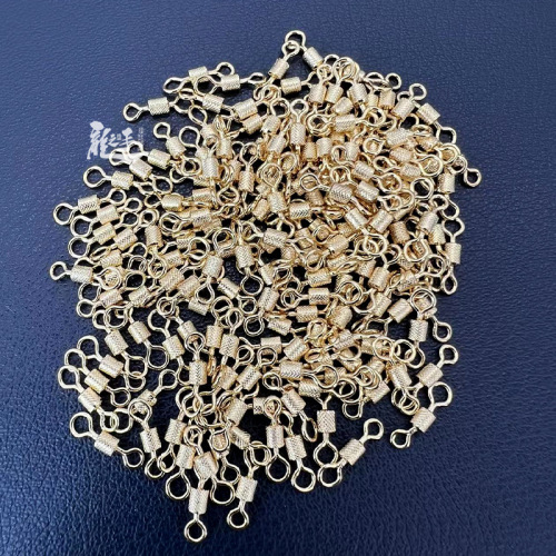 Longshou gold-plated embossed sub-ring eight-figure ring wholesale high-speed competitive American swivel connector quick swivel ring