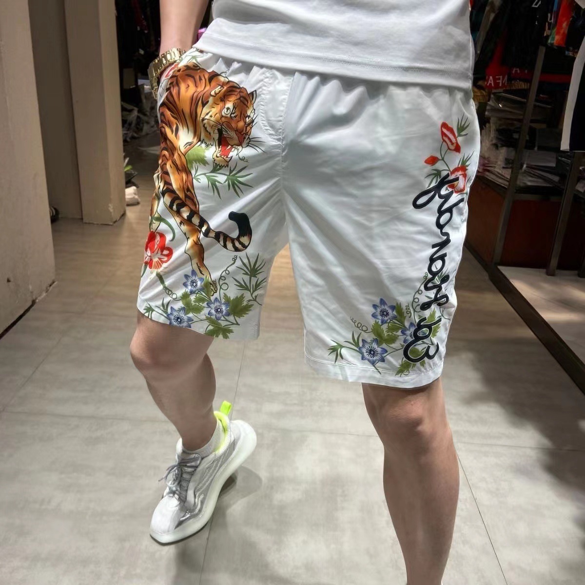 Neue Sommer dünne Tiger Downhill Shorts Männer Casual Spirit Boy Hosen gedruckt Beachwear Männer_voghion.com