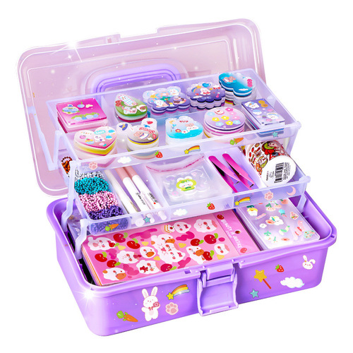 Guka sticker set girls and children stationery Gupan Guka hand account material full set handmade diy material gift package