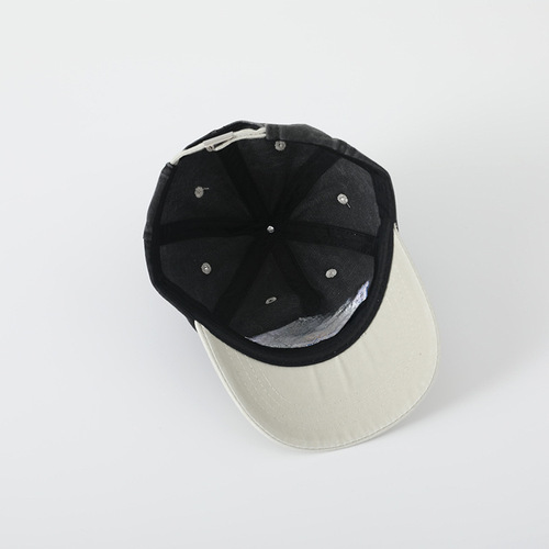 Vintage Children's Hat for Boys and Girls, BOSTON Washable Duckbill Cap, Spring and Autumn New Style Sun Hat, Striped Baseball Cap, Trendy
