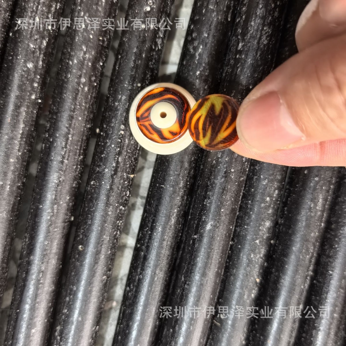 仿玳瑁棒合成玳瑁棒树脂玳瑁葫芦口料手柄料装饰棒骨棒人造骨