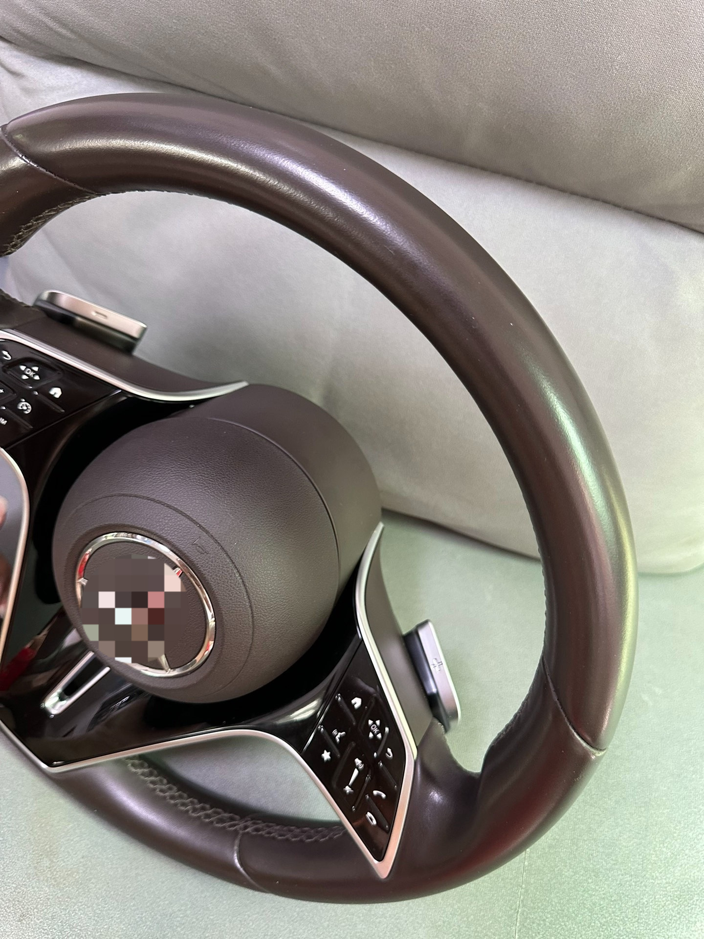 Mercedes-Benz S-Class butterfly steering wheel, universal for all series, E-Class, C-Class, GLK, GLC, GLKCE350, complete conversion kit from old to new