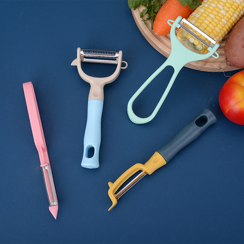 Cuchillo de cocina cuchillo de raspado manzana papas casero artefacto de raspado de acero inoxidable multifuncional raspado calabaza raspado