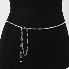 跨境时尚满钻腰链 韩系百搭连衣裙搭配腰链 气质甜美金属身体链