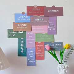 15 motivational text Instagram Nordic style decorative wall cards dormitory postcards picture frames wall decals decorative cards