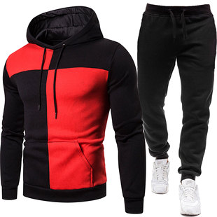 2025 Cross-Border New Sweatshirt Men's Spring and Autum New Men's Fashion Casual Slim Hoodie Sweatshirt Suit