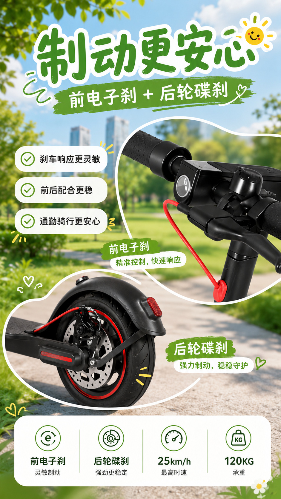 Yidouyi Electric Scooter for Teenagers and College Students, Two-Wheeled Portable Mobility Aid for Adults, Foldable Electric Scooter