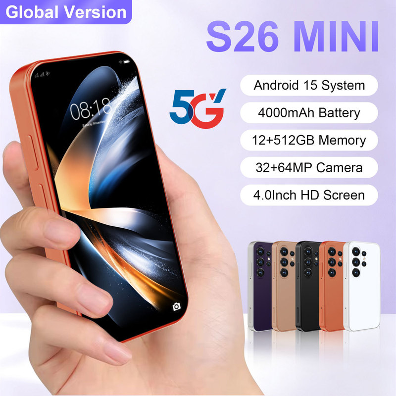 S26Mini Cross-Border Smart Mini Phone Android Creative High-Definition Children's Foreign Trade Smartphone In-Stock Dropshipping