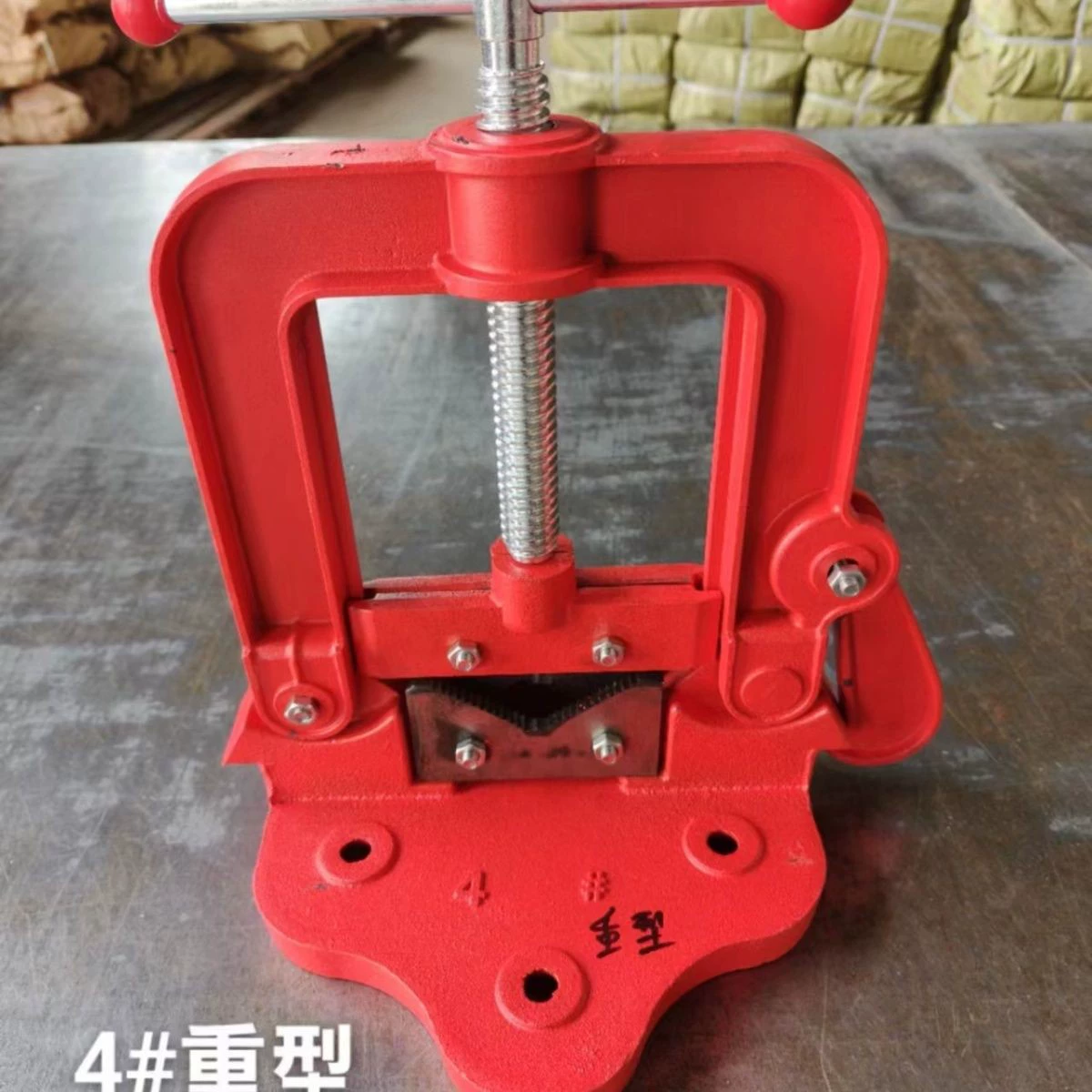 Немецкие импортные кусачки для труб с кронштейном, сверхмощные кусачки для труб с давлением на штативе, оцинкованные кусачки для труб, настольные тиски, кусачки для резки проволоки